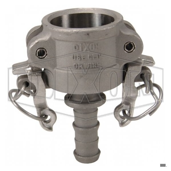 Boss-Lock Type-C Cam and Groove Coupler, 3/4 x 1/2 in Nominal, Female Coupler x Hose Shank End Styl
